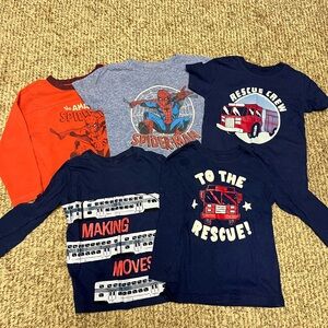 Carter's Kids Tees - Red, Blue, Gray